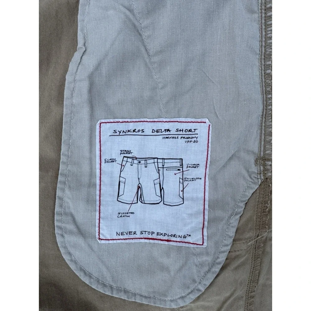 The North Face Synkros Delta Shorts Dune Beige Men's 36‎